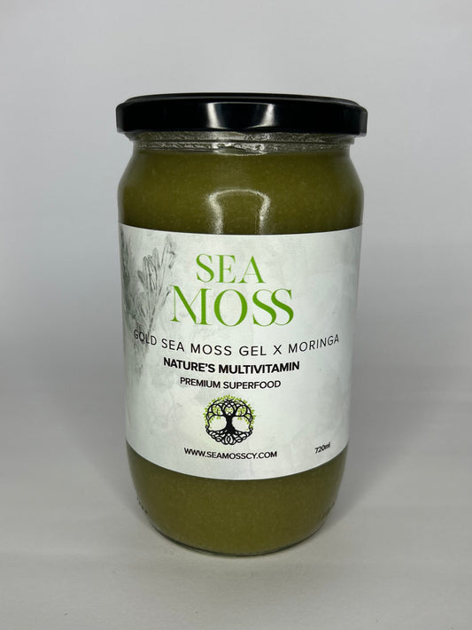Gold Sea Moss Gel x Moringa | 720ml